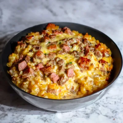 Coquillettes à la Viande Hachée et Raclette