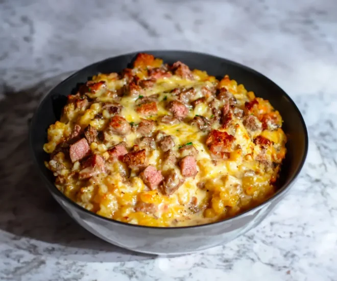 Coquillettes à la Viande Hachée et Raclette : Le Plat Réconfort par Excellence