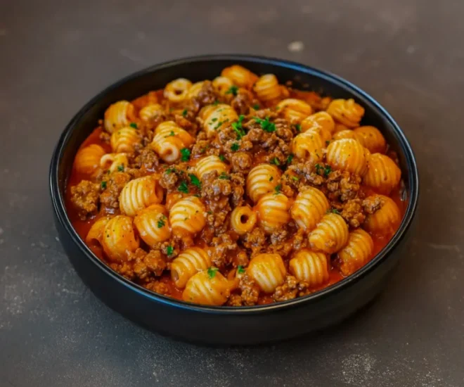 🍝 Coquillettes au Bœuf et à la Crème : Le Plat Réconfort Par Excellence