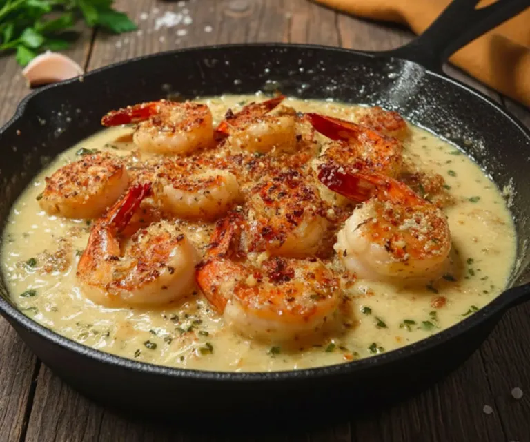 Crevettes à l’Ail et Crème Parmesan : Un Classique Savoureux et Facile