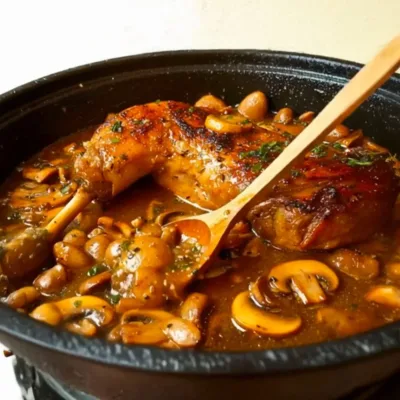 Cuisse de dinde forestière : Recette savoureuse