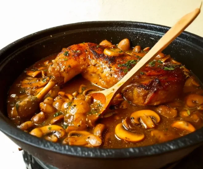 🍄 Cuisse de dinde forestière : Un plat rustique et savoureux