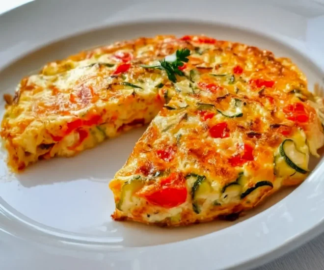 🧀 Frittata aux légumes du soleil : rapide, légère et savoureuse