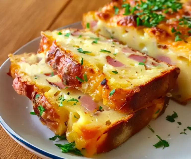 Gâteau Salé au Jambon et Gruyère 🧀🍖
