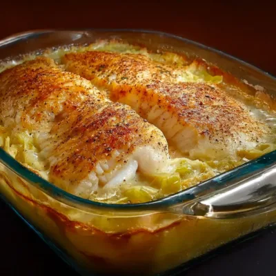 Gratin de Cabillaud aux Poireaux – Savoureux et Fondant