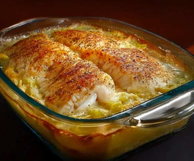 Gratin de Cabillaud aux Poireaux et Crème – Fondant et Savoureux