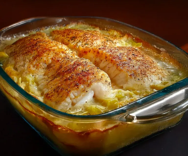 Gratin de Cabillaud aux Poireaux et Crème – Fondant et Savoureux