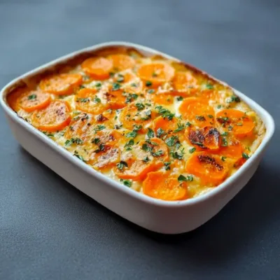Gratin de Carottes Léger & Fondant : Recette Facile