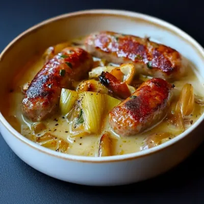 Gratin de Poireaux aux Saucisses : Recette Réconfortante