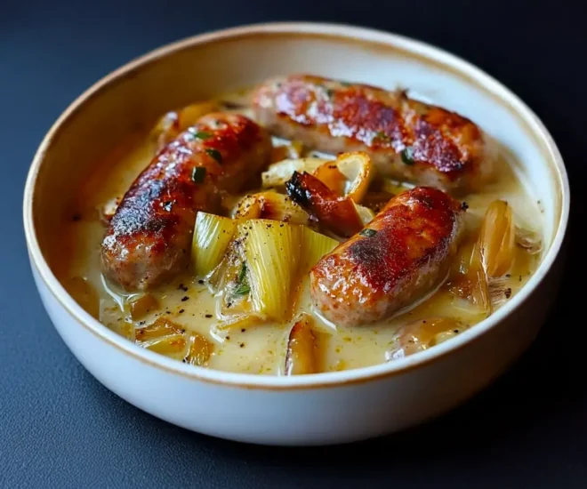 Gratin de Poireaux aux Saucisses : Un Plat Réconfortant et Savoureux