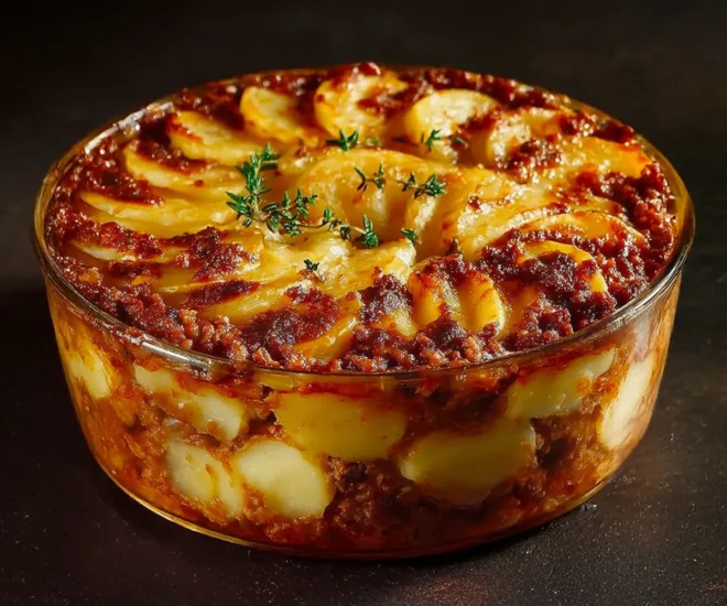 Gratin de Pommes de Terre au Bœuf Haché : Un Plat Réconfortant et Savoureux