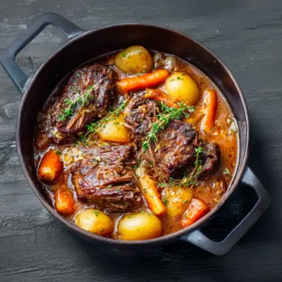 Joues de Bœuf au Cidre : Recette Fondante