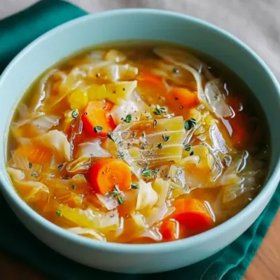 Soupe brûle-graisses au chou : légère et savoureuse