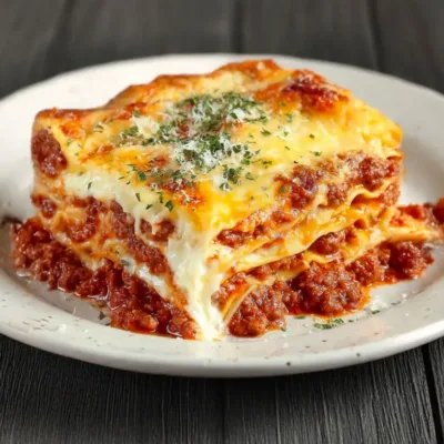 Lasagnes Fondantes à la Viande Hachée