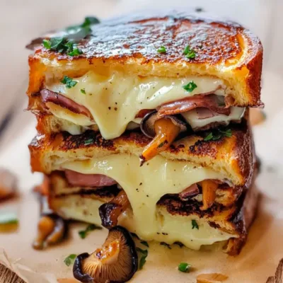 Croque-Monsieur Perdu à la Truffe et Girolles