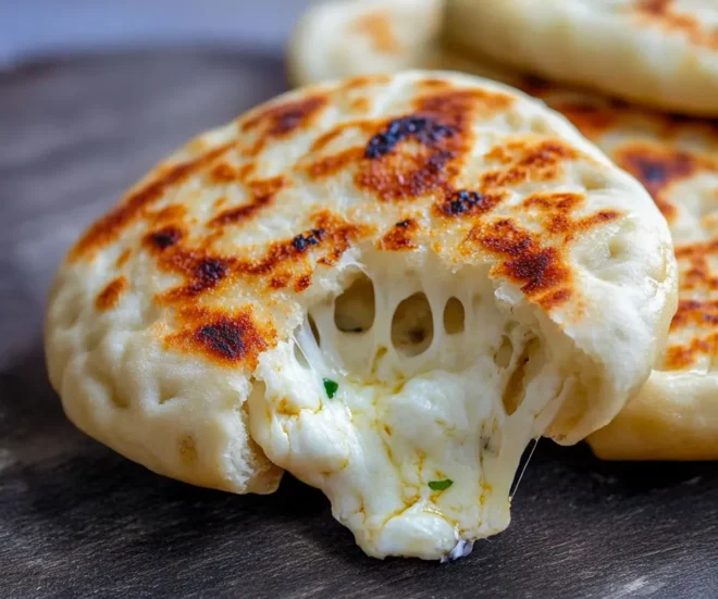 Naan au Fromage Fondant : Une Recette Irrésistible à la Poêle