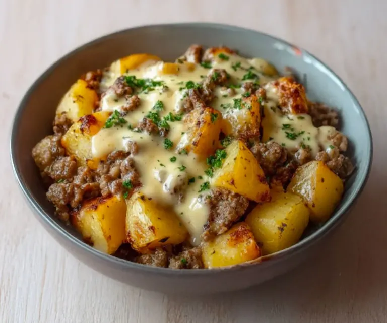 🥔🥩 Poêlée de Viande Crémeuse & Pommes de Terre Express