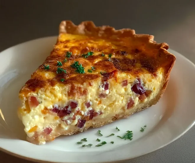 Quiche fondante aux lardons et fromage : un classique irrésistible