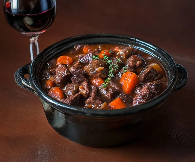 🦌🍷 Ragoût de Sanglier mijoté au Vin Rouge