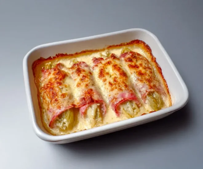 Recette Savoureuse : Endives au Jambon Gratinées