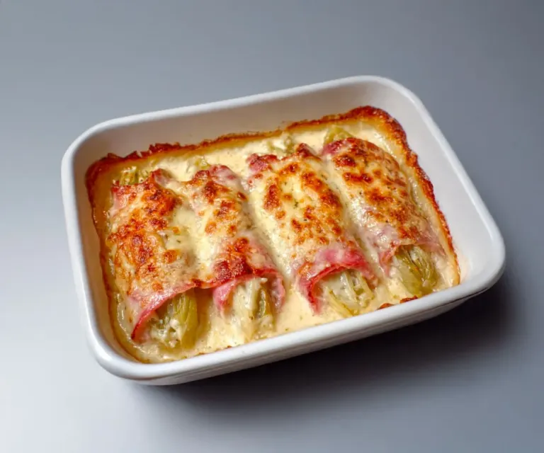 Recette Savoureuse : Endives au Jambon Gratinées