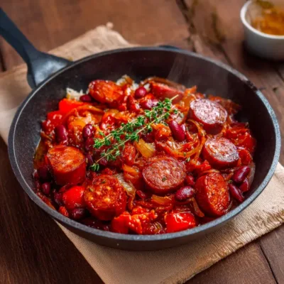 Rougail Saucisse Réunionnais Authentique