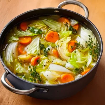 Soupe Brûle-Graisses au Chou Bienfaisante