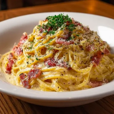 Spaghetti Carbonara Authentiques : Recette Italienne