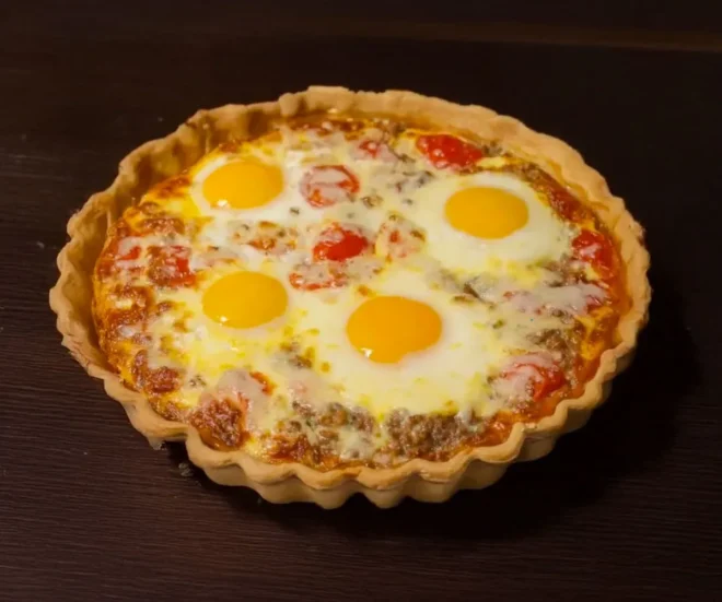Tarte à la viande hachée facile et savoureuse