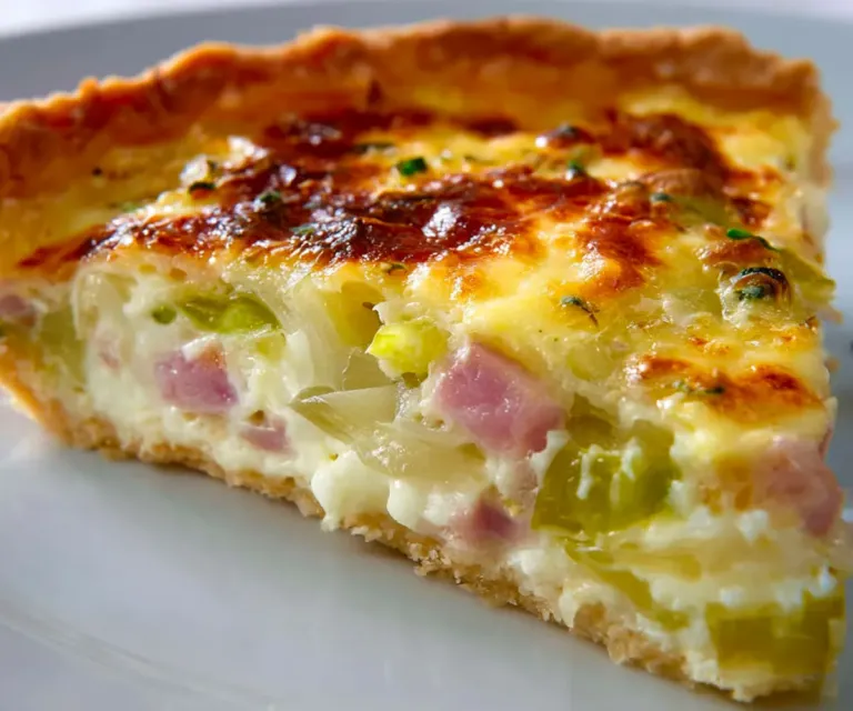 🥧 Tarte Légère Poireaux Jambon : Une Recette Savoureuse et Facile