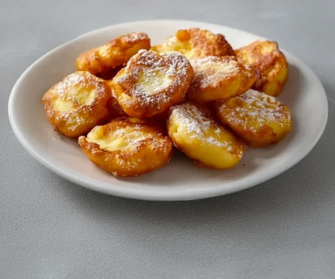 Beignets de pommes à la poêle (sans friture) 🍎✨