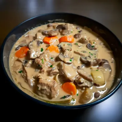 Blanquette de Veau Crémeuse aux Champignons