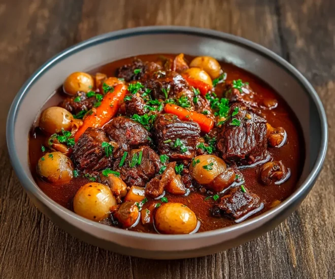 🥘 Bœuf Bourguignon Traditionnel : La Recette Authentique et Réconfortante