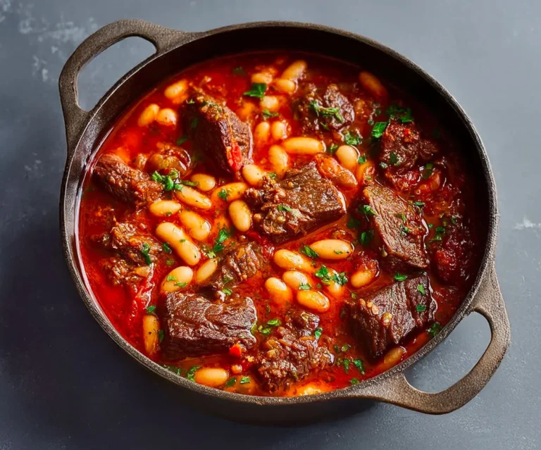 Bœuf mijoté aux haricots blancs : fondant, parfumé et ultra réconfortant