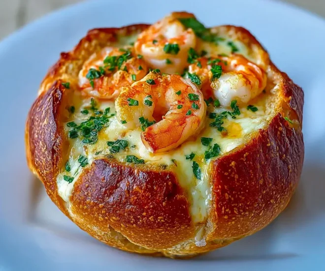 🥖 Bol de Pain Farci aux Fruits de Mer Fondant