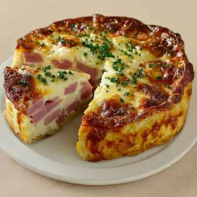 Cake salé au jambon et au gruyère : moelleux et gourmand