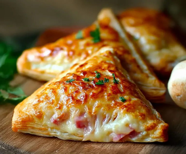 🥐 Chaussons au Jambon et Gruyère : Une gourmandise croustillante et fondante
