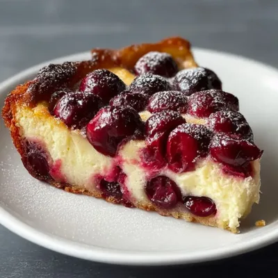 Clafoutis aux Cerises : Dessert Moelleux et Fruité