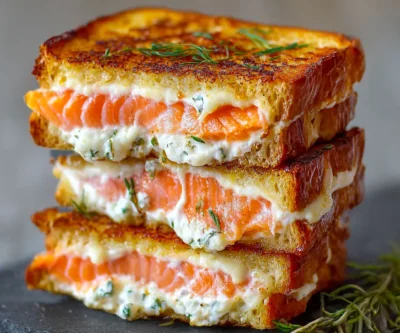 đ„Șđ Croque au Saumon FumĂ© & Boursin