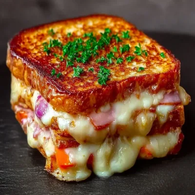 Croque-Monsieur Gourmand au Fromage et Légumes