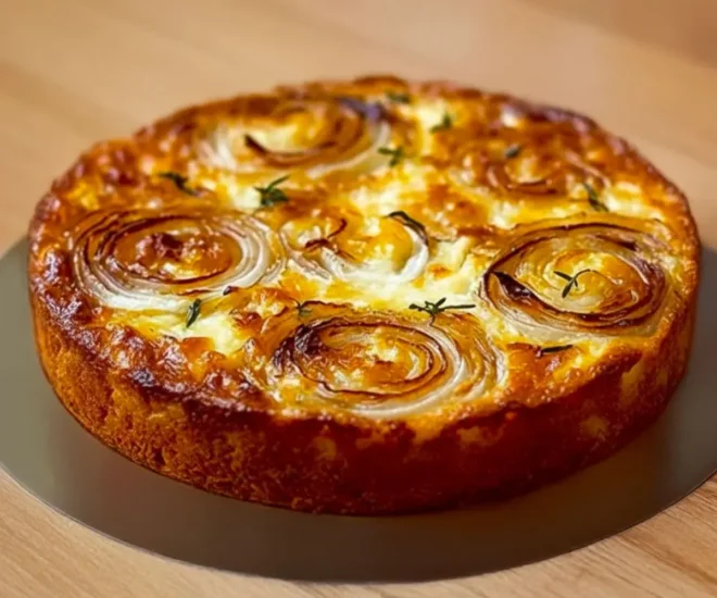 🧅🍰 Gâteau aux Oignons Fondant & Savoureux