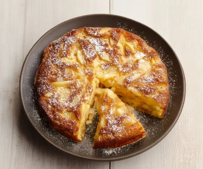Gâteau aux Pommes à la Poêle : Dessert Rapide et Fondant