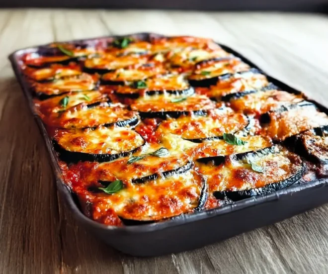 🍆 Gratin d’Aubergines à l’Italienne : La Parmigiana comme en Italie 🇮🇹