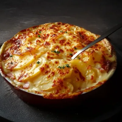 Gratin de Pommes de Terre au Jambon et Fromage