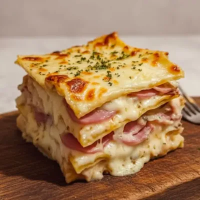 Lasagnes au Jambon et Fromage : Recette Facile