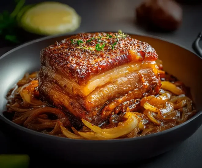  Le Cochon Confit à la Bière et au Sirop d’Érable 