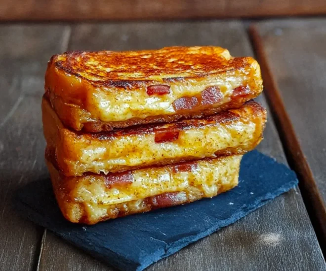 Pain Perdu Salé Façon Tartiflette : Reblochon & Lardons