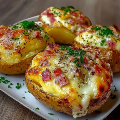 Pommes de Terre Farcies au Reblochon : Recette Réconfortante