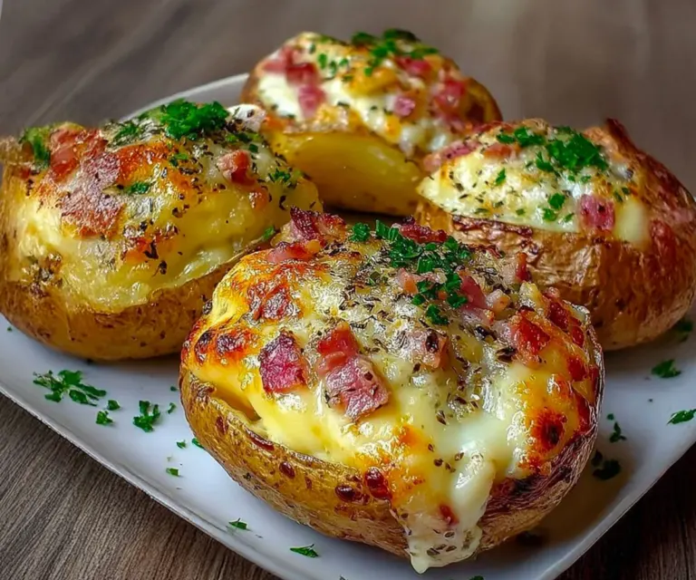 🥔 Pommes de Terre Farcies au Reblochon : Le Cœur Fondant de la Montagne
