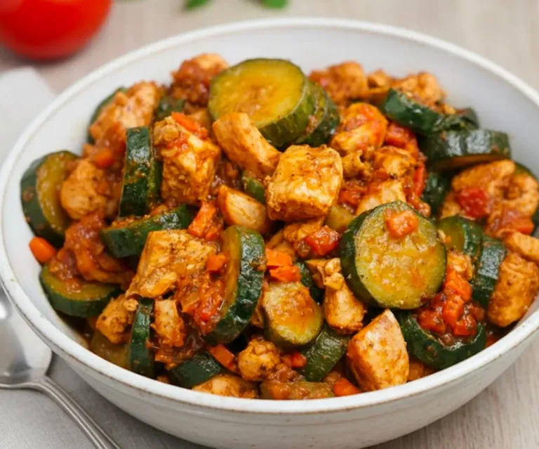 🥘 Poulet aux Courgettes Façon Tajine – Un Voyage Oriental dans Votre Assiette